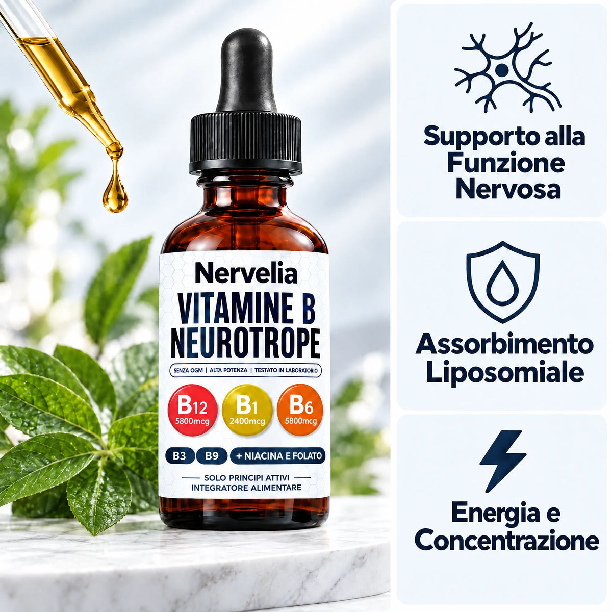 Nervelia Vitamine B Neurotrope Liposomiali