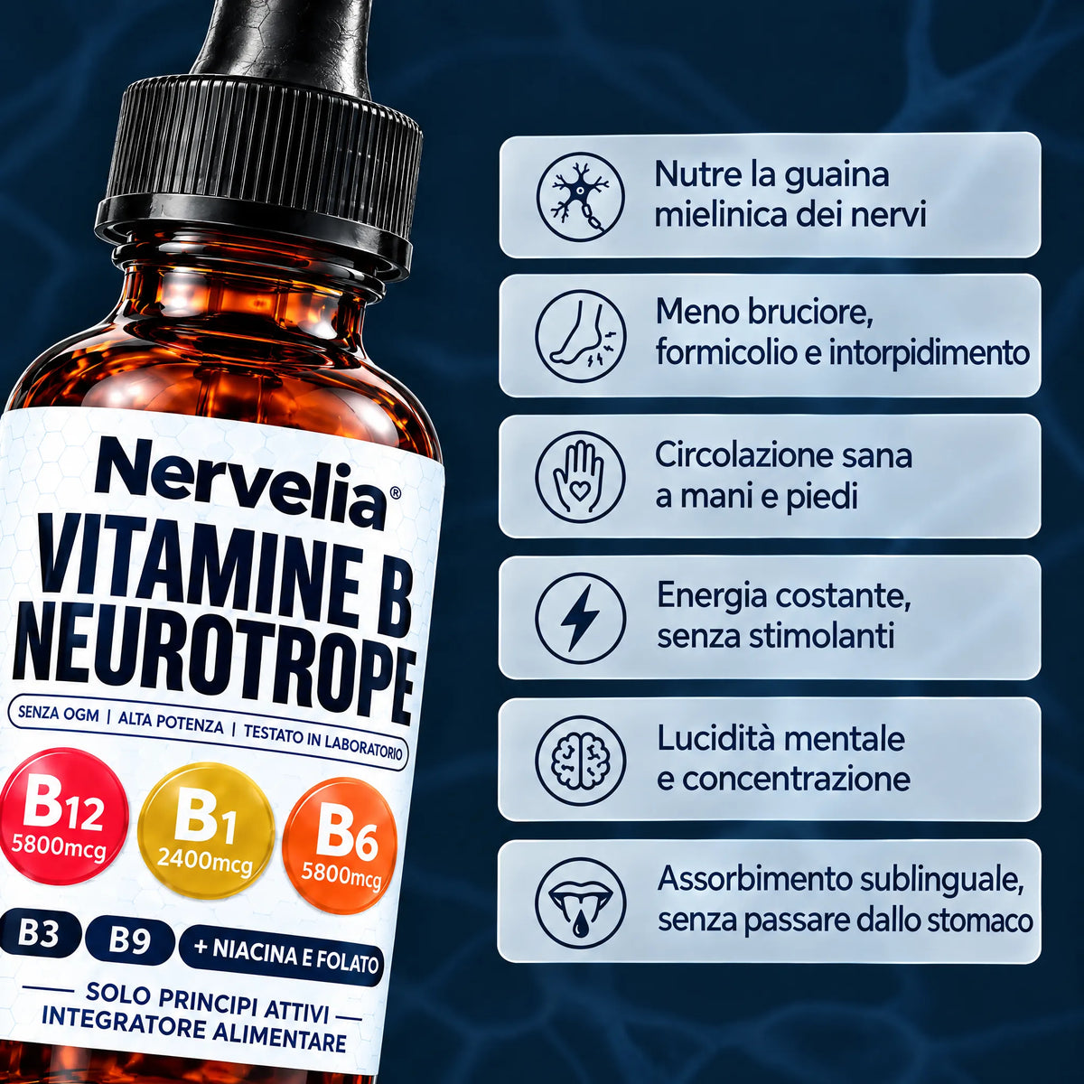 Nervelia Vitamine B Neurotrope Liposomiali